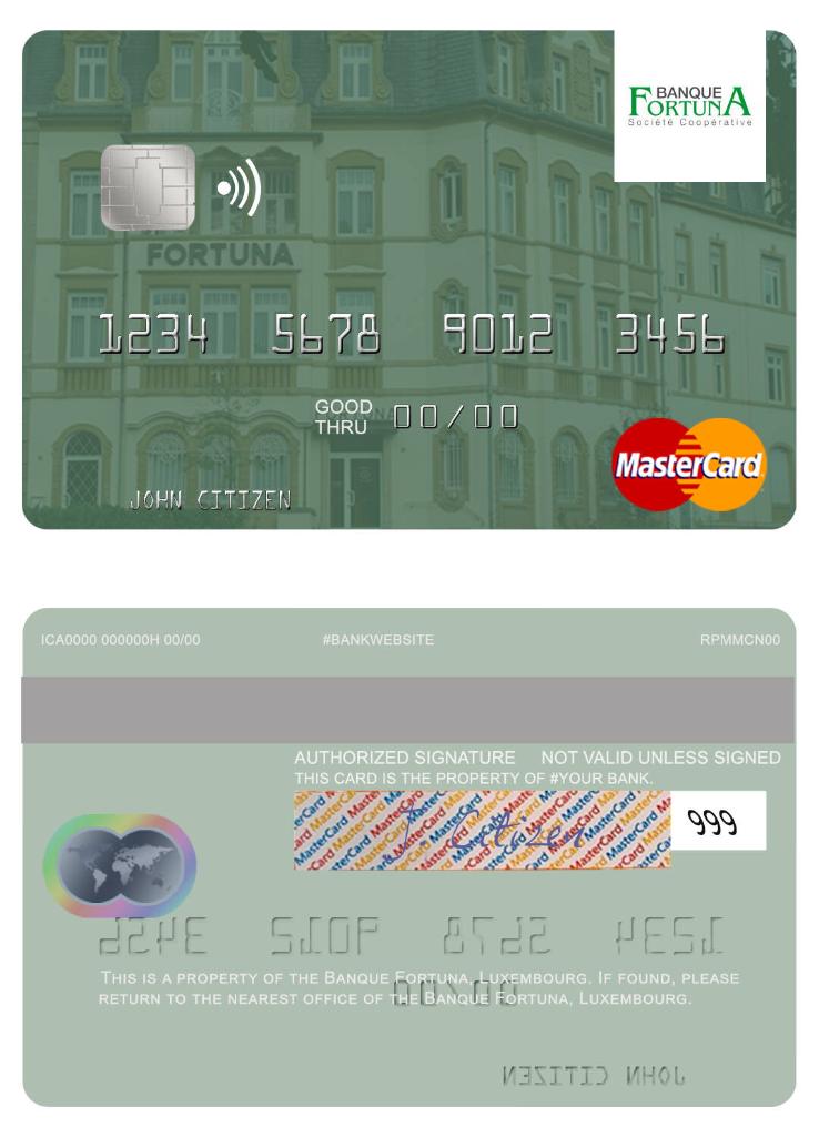 Luxembourg Banque Fortuna mastercard